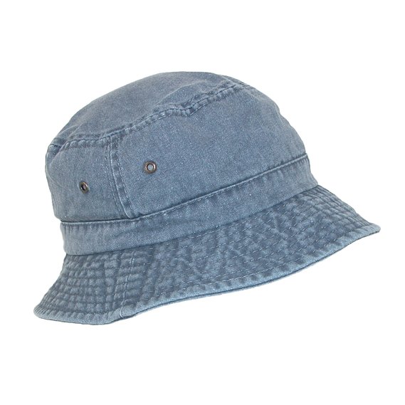 Dorfman Pacific Unisex Cotton Packable Summer Travel Bucket Hat