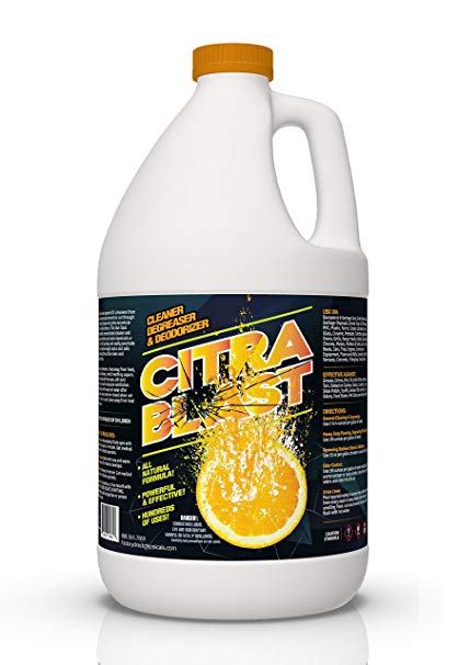 All Natural Orange Citrus D-Limonene Cleaner Degreaser & Deodorizer (1, Gallon)