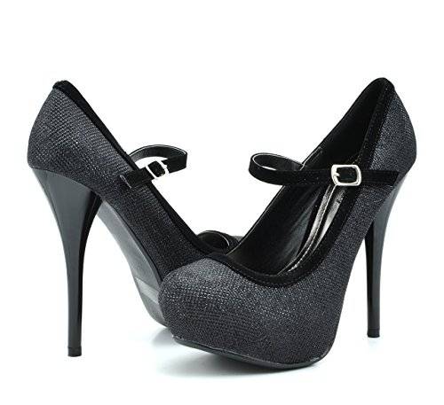SASSY SEXY FLEXIE Women's Strappy Vamp Stilleto Platform Heel Pumps Shoes New