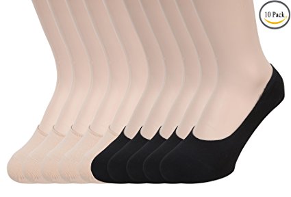 Sockspree Women's Premium No Show Socks, Best Anti-Slip Low Cut Socks