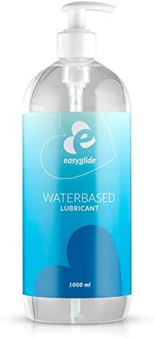 EasyGlide Water-Based Lubricant (1000 ml) Lubricant to Make Sensations Smoother but Not Sticky; Condom Friendly
