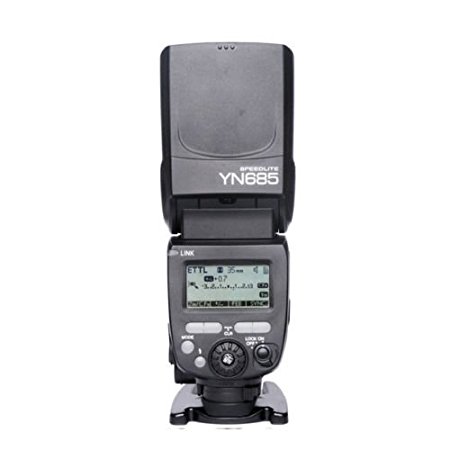 YONGNUO YN685 YN-685 Wireless HSS TTL Speedlite Flash Build in Receiver Worked with YN622C YN560 YN560-TX RF605 RF603II