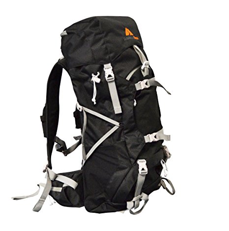 Guerrilla Packs Watchman Internal Framed Backpack, 35-Liter, Black