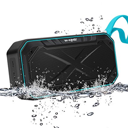 Waterproof Speaker, ELEGIANT Portable Wireless IPX 7 Waterproof Shockproof Speaker with Mic FM 12 Hours Play Time for iPhone iPad Android, Travel/Shower/Outdoors