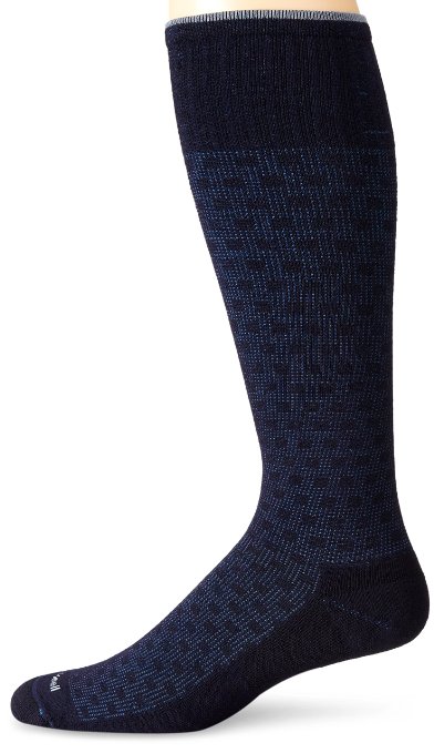 Sockwell Men's Shadow Box Moderate (15-20mmHg) Graduated Compression Socks