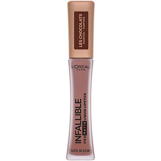 L'Oreal Paris Cosmetics Infallible Pro Matte Les Chocolats Scented Liquid Lipstick, Box O Chocolate, 0.21 Fluid Ounce