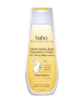 Babo Botanicals Oatmilk Calendula Moisturizing Baby Shampoo and Wash 8 Ounce