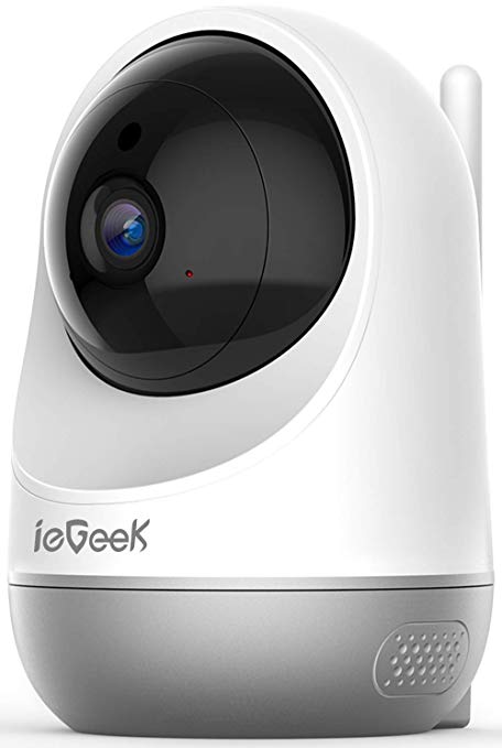 WiFi IP Camera Wireless Indoor Camera, ieGeek 1080P FHD Home Security Surveillance CCTV System Camera with Motion Tracking, Remote Control for Baby/Elder/Pet/Nanny Monitor, Cloud Service Available