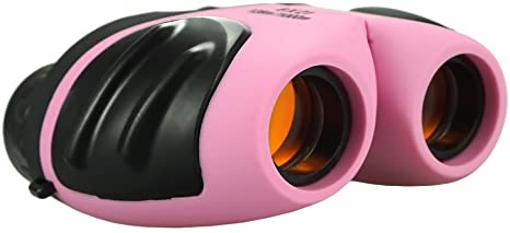 Dreamingbox Gifts for 4 5 6 7 8 Year Old Girls, Compact Binoculars for Kids Toys for 3-12 Year Old Girls Boys Gifts for 4-12 Year Old Girls Boys Christmas Xmas Stocking Stuffers Stocking Fillers Pink