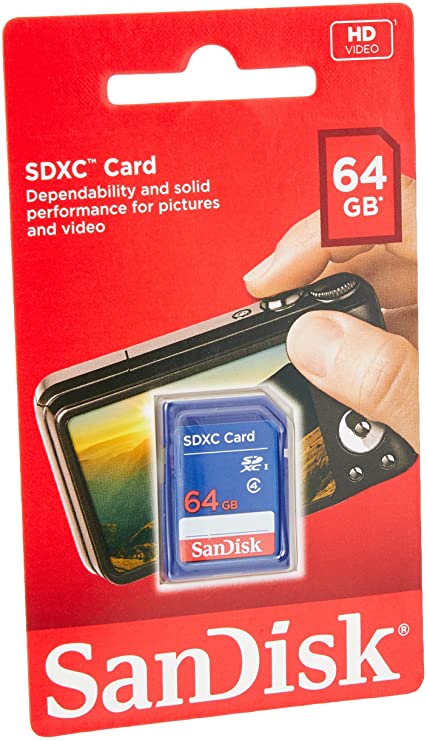 Sandisk 64GB Class 4 SDXC Flash Memory Card- SDSDB-064G-B35