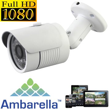 USG Sony  Ambarella DSP 24MP 1080P HD-IP Network Bullet Security Camera - 36mm Wide Angle Lens - HomeBusiness Video Surveillance - OutdoorIndoor IP66 Weatherproof Vandalproof 24x IR LEDs