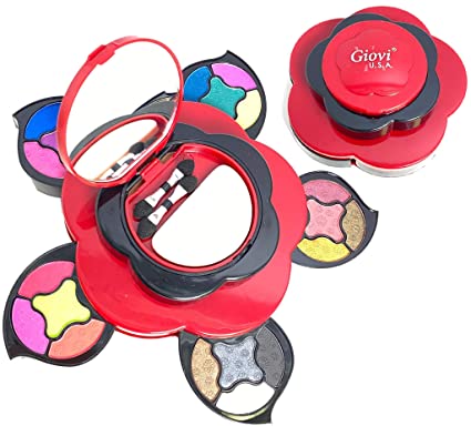 Makeup Kits for Teens - Flower Makeup Palette Gift Set for Teen Girls and Women (Compact, 21 Colors)