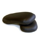 Leather Armpads for Aeron Chair by Herman Miller - Black