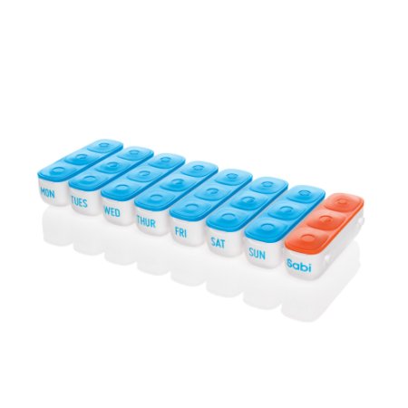 Sabi Daybox weekly pill box with eight detachable day cases