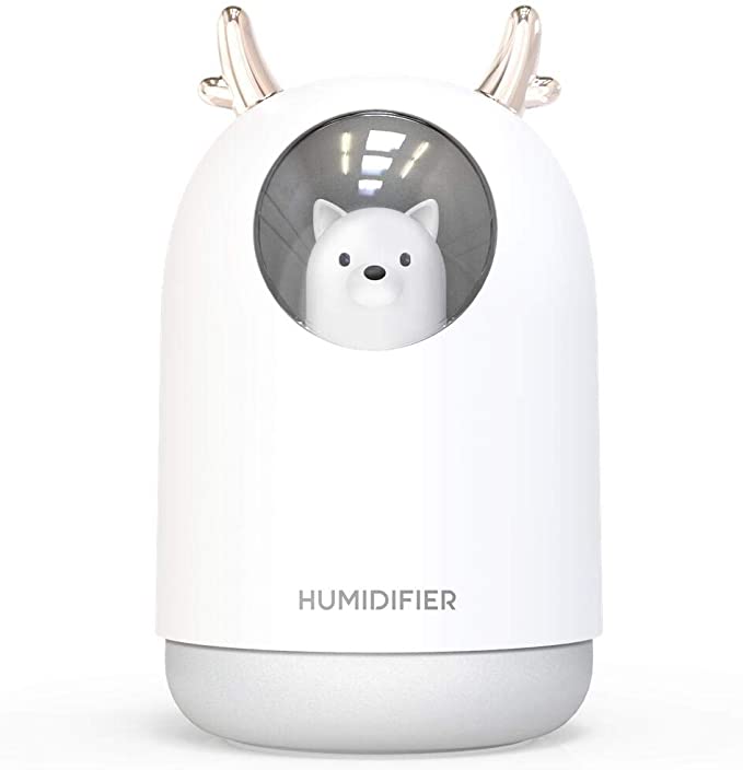 USB Air Humidifier 300ML Cute Cat mute Aroma Essential Oil Diffuser Mini Aromatherapy Humidification Home Office Mist Fogger
