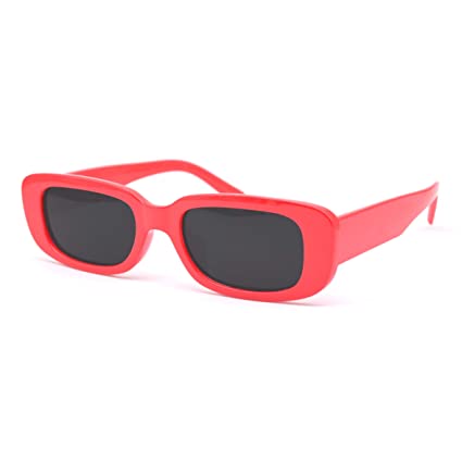 JUSLINK Rectangle Sunglasses for Women Retro Fashion Sunglasses UV 400 Protection Square Frame Eyewear