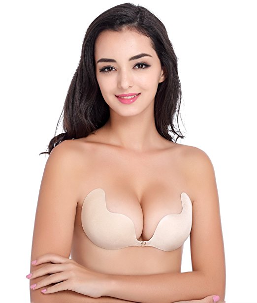 Elady Sexy Reusable Self Adhesive Silicone Bra Invisible Backless Nubra
