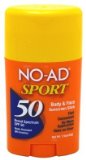 No-Ad Spf50 Sport Body  Face Sunscreen Stick 15oz