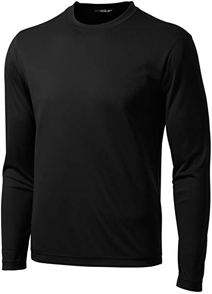 DRI-Equip Long Sleeve Moisture Wicking Athletic Shirts