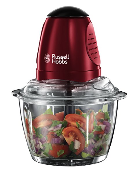 Russell Hobbs 20320 Rosso Mini Chopper, 200 W - Red