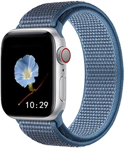 VODKE Compatible with for Apple Watch Band 38mm 40mm 42mm 44mm, Soft Adjustable Lightweight Replacement Wristbands Compatible with for iWatch Series 6 5 4 3 2 1 SE