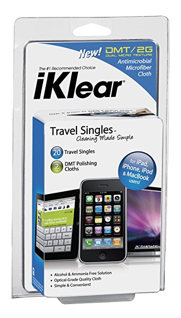 iKlear Travel Singles for iPad, iPhone, MacBook Pro and MacBook