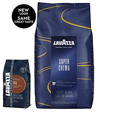 Lavazza 4202A 2.2 Pound Super Crema Espresso Whole Bean (2-Pack)