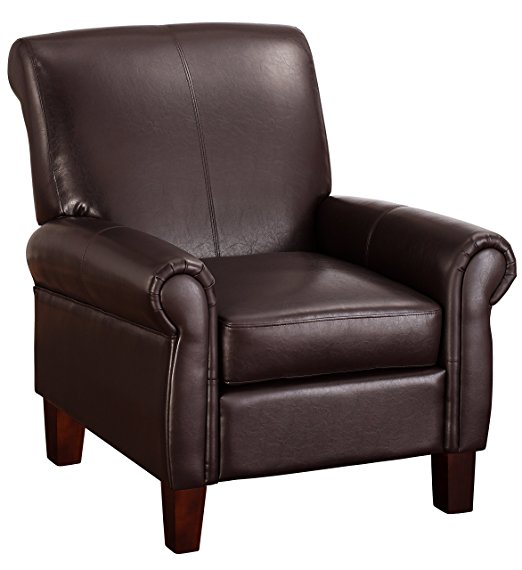 Dorel Living Elegant Faux Leather Club Chair