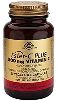 Ester C Plus 50 caps of 500 mg Solgar