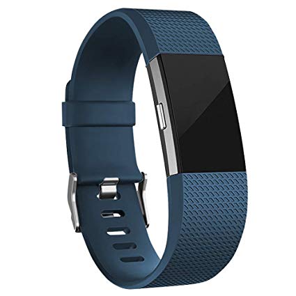 iGK Replacement Bands Compatible for Fitbit Charge 2, Adjustable Replacement Sport Strap Smartwatch Fitness Wristbands