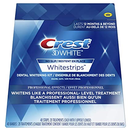 Crest 3d White Whitestrips Professional Effects Treatments, 20 Count