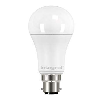 Integral LED 13.5w Classic Globe Light Bulb B22/BC 5000K Daylight/Cool White =100w Non-Dimmable