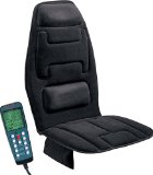 Comfort Products 60-2910 10-Motor Vibration Massage Seat Cushion with Heat Black