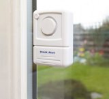 Vigilant 120dB Window Glass  Any Door Alarm Vibration Security Emergency Burglar Alarm with Warning Sticker and Wireless Installation PPS36