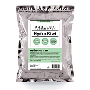 estheSKIN No.114 Hydra Kiwi Modeling Mask Powder for Professional Facial Treatment, 35 Oz. (1 pack)