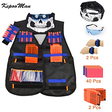 Tactical Vest Kit for Nerf Guns N-Strike Elite Series-by Kadyn