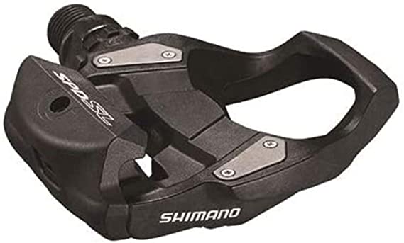 SHIMANO PD-RS500 SPD-SL Pedal, Without Reflector, Includes Cleat, Black, One Size