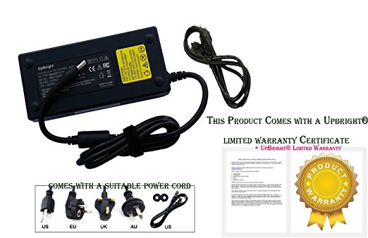 UpBright® NEW 12V 8.33A AC / DC Adapter For Drobo DS2A2-20EARS-5 FS 5 Bay Storage Array 12VDC 8.3A - 10A 100W - 120W High Capacity Power Supply Cord Cable PSU (NOT 7A Lower Power)