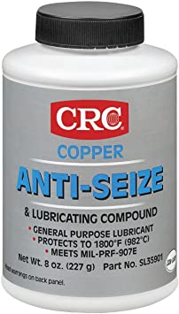 CRC SL35901 Copper Anti-Seize Lubricating Compound, 8 Wt Oz