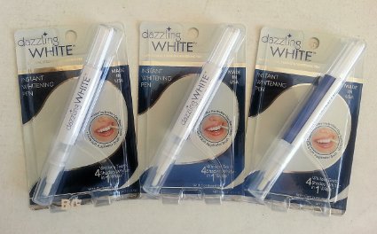 Dazzling White Professional Strength Whitening Pen 3 pack Instant Whitening Pen