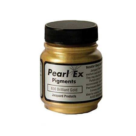 Jacquard Pearl Ex Powdered Pigments brilliant gold 0.75 oz.