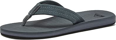 Quiksilver Men's Carver Suede 3 Point Flip Flop Athletic Sandal