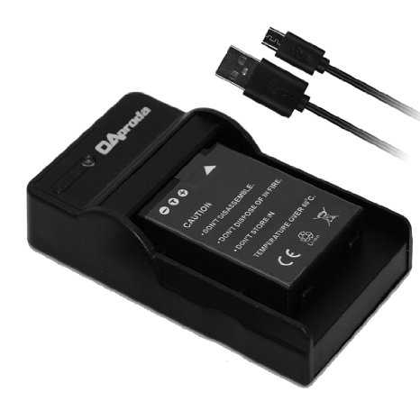 EN-EL12 OAproda® New Generation High Efficient Micro USB Charger and High Capacity Rechargeable Battery Suit for Nikon ENEL12 , Coolpix AW100 , AW100s , AW110 , AW110s , S31 , S70 , S610 , S620 , S630 , S640 , S800c , S1000pj , S1100pj , S1200pj , S6000 , S6100 , S6150 , S6200 , S6300 , S8000 , S8100 , S9050 , S9100 , S9200 , S9300 , S9400 , S9500 , P300 , P310 , P330 Digital Camcorder [ Small Size - Light Weight - Fast Charge ]
