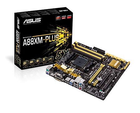 Asus A88XM-PLUS Motherboard (Socket FM2 , AMD A88X, DDR3, S-ATA 600, Micro ATX, 1x PCI Express 3.0 x16, USB 3.0)