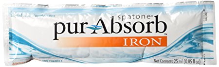 Nelson Homeopathics Pure-Absorb Liquid Iron and Vitamin C Supplement, 28 Count (0.85 FL. OZ. PACKETS)