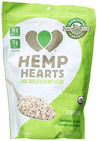 Manitoba Harvest Organic Hemp Hearts, 12 oz