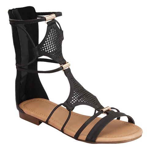 Womens Summer Gladiator Ankle Strappy Lace Up Sandal Flat