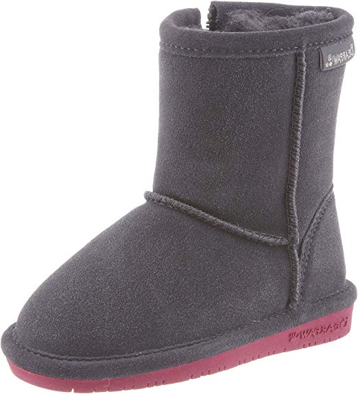 BEARPAW Kids' Emma Toddler Zipper Mid Calf Boot