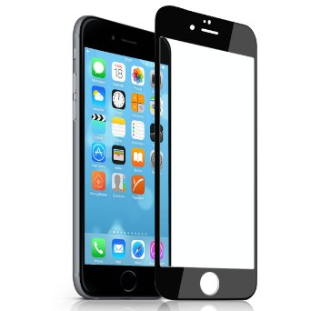 iPhone 6s Screen Protector ZOVER Tempered Glass iPhone 6 / 6s [3D Touch Compatible] Most Durable with Easy Installation Applicator HD Clear 9H Hardness Ultra Thin (3D Full Screen Black)