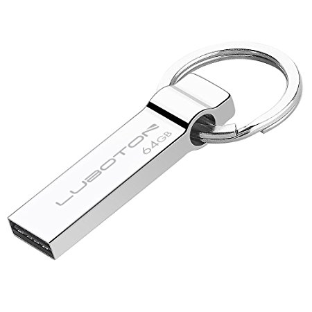OurSea USB 2.0 Flash Drive 64GB Metal with Key Ring - Silver (O-New/001-64)